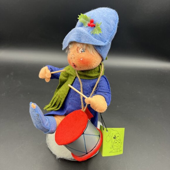 VTG Annalee Little Drummer Boy 12" Doll Christmas Whimsical Holiday Festive - Picture 10 of 11